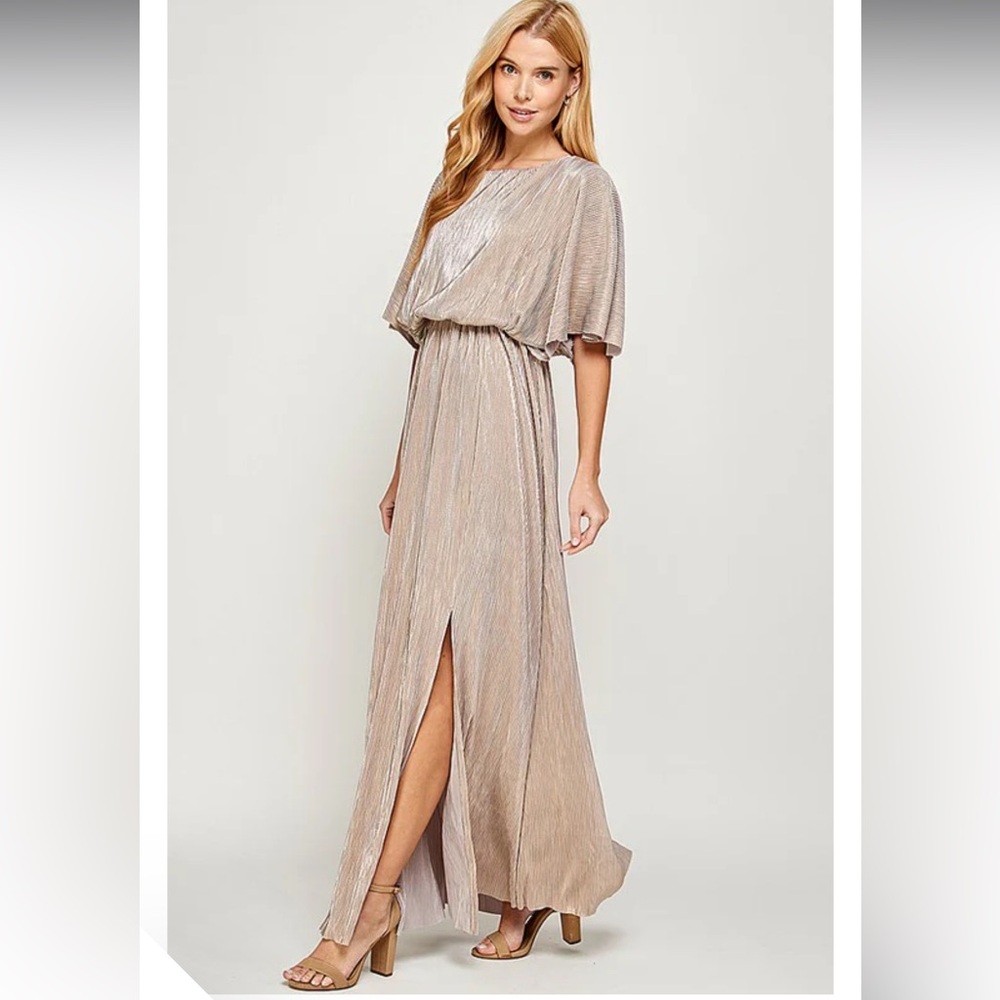 Chic Taupe Maxi Dress